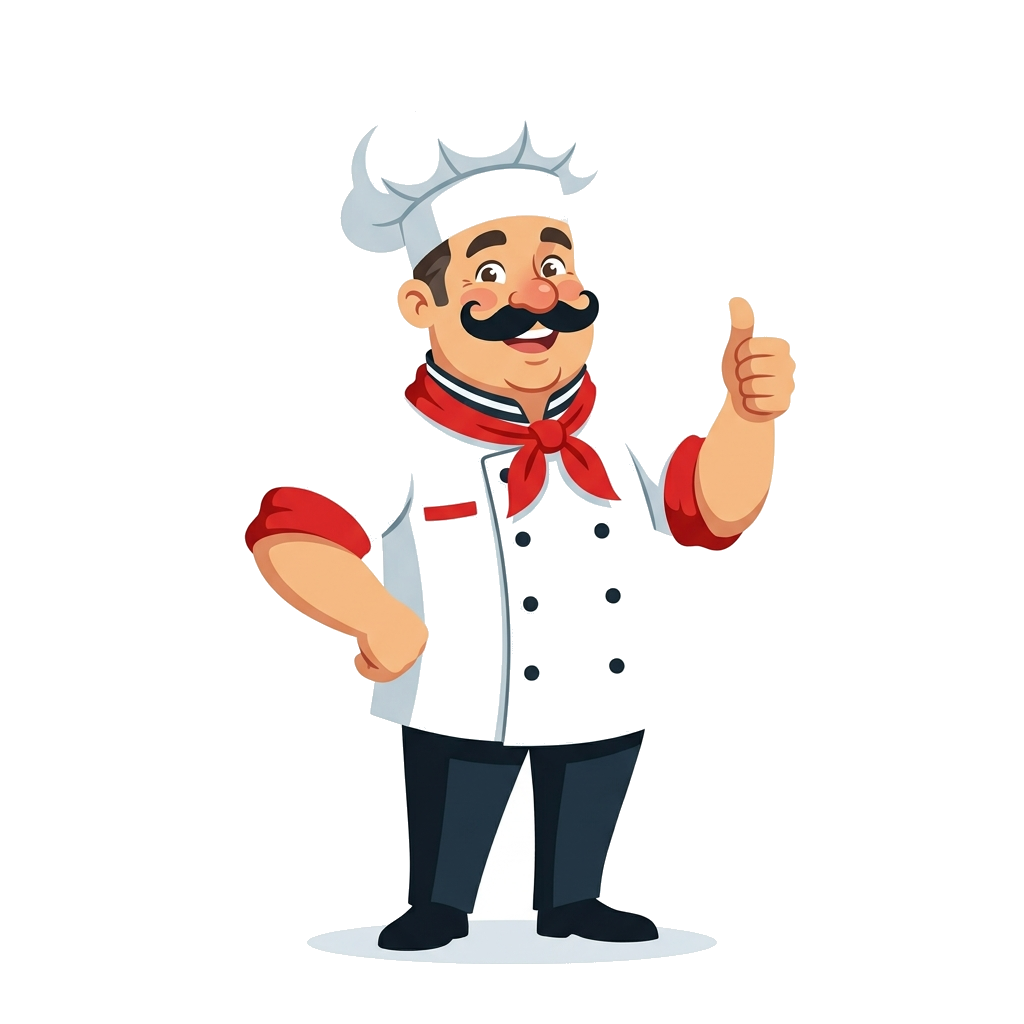 Waving Chef